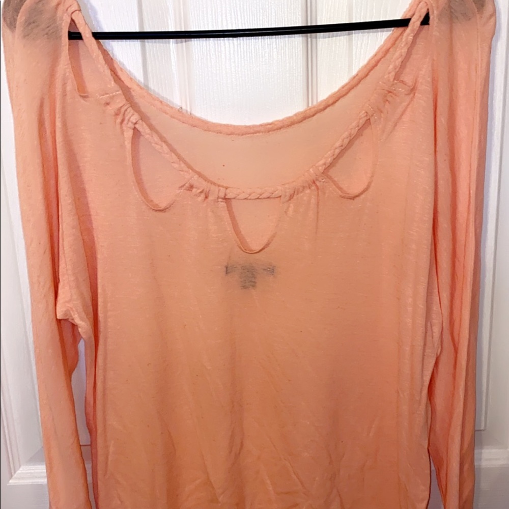 American Eagle, wide neck, low back top